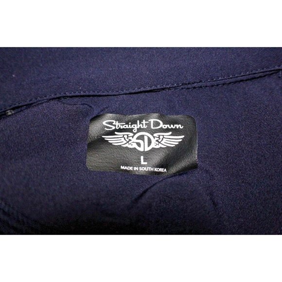 Straight Down Men's Full Zip Fleece Size L - Off Set - Picture 5 of 6